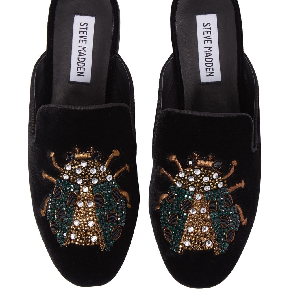 Steve Madden Jeweled Beetle Loafers